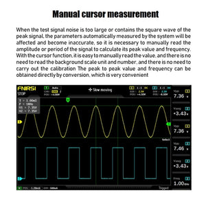 FNIRSI 2 in 1 Dual-channel 100M Bandwidth Digital Oscilloscope 1GS Sampling Signal Generator, US Plug, 1014D, 1014D +P4100 Probe