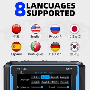 FNIRSI 2C53P Dual Channel Flat Panel Digital Oscilloscope Multimeter Signal Generator 3 In 1, 2C53P