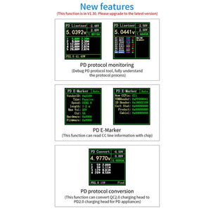 FNIRSI FNB38 USB Voltage And Current Meter Capacity Fast Charging Protocol Tester, FNB38
