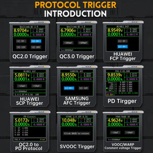FNIRSI FNB48P USB Mobile Phone DC Power Charger Detector, Color:, Bluetooth Blue, Without Bluetooth Black