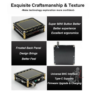 FNIRSI Handheld Small Teaching Maintenance Digital Oscilloscope, Standard Without Battery, Upgrade Without Battery