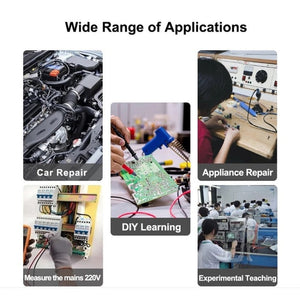 FNIRSI Handheld Small Teaching Maintenance Digital Oscilloscope, Standard Without Battery, Upgrade Without Battery