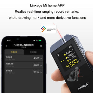 FNIRSI Laser Range Finder Infrared Measuring Ruler, IR40