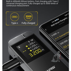 FNIRSI Laser Range Finder Infrared Measuring Ruler, IR40