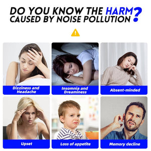 FNIRSI Noise Decibel Meter Home Volume Detector, Blue