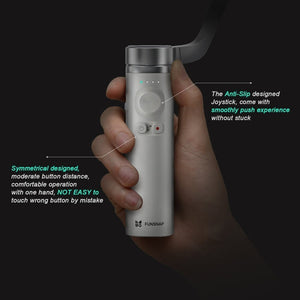 FUNSNAP Capture Ļ Aluminum Alloy Arm 3 - Axis Handheld Phone Gimbal, Capture Ļ Basic, Capture Ļ Combo - laboratorydeal