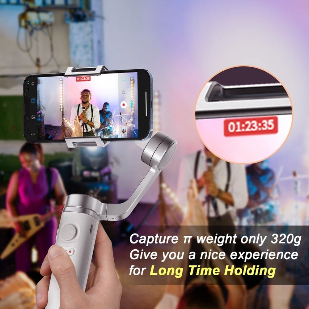 FUNSNAP Capture Ο Aluminum Alloy Arm 3 - Axis Handheld Phone Gimbal, Capture Ο Basic, Capture Ο Combo - laboratorydeal