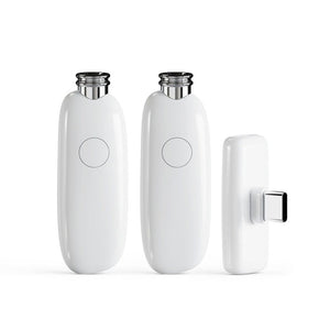 FUNSNAP M2 1 TX + 2 RX Digital Noise Reduction Wireless Microphone Mic Tok, M2 Type - C, M2 8 Pin - laboratorydeal