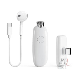 FUNSNAP M3 Digital Audio Wireless Microphone Mic Tok with Monitoring Earphones, M3 Type - C, M3 8 Pin - laboratorydeal