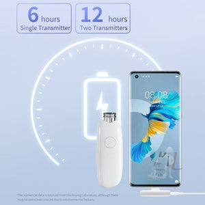 FUNSNAP M3 Digital Audio Wireless Microphone Mic Tok with Monitoring Earphones, M3 Type - C, M3 8 Pin - laboratorydeal