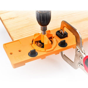 Fonson 35MM Woodworking Hinge Hole Opener Wooden Door Hinge Locator, Yellow, Blue, Red - laboratorydeal