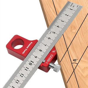Fonson Woodworking Marking Square Ruler Measuring Tool