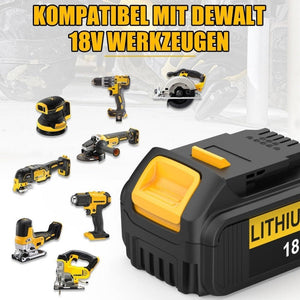 For Dewalt DCB180 / DCB181 / DCB200 18V Electrical Tools Spare Battery, 3000mAh, 4000mAh, 5000mAh, 6000mAh - laboratorydeal