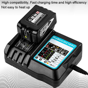 For Makit DC18RA / DC18RC 14.4V - 18V Cordless Power Tool Battery Charger, US Plug, EU Plug, UK Plug, AU Plug - laboratorydeal