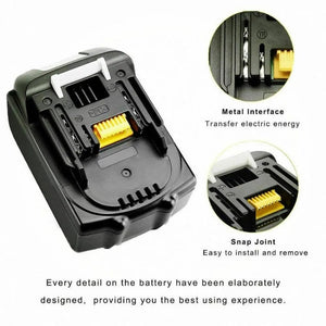 For Makita BL1830 / BL1850 18V Cordless Power Tool Accessories Lithium Battery Pack, 3000mAh, 4000mAh, 5000mAh, 6000mAh, 9000mAh - laboratorydeal