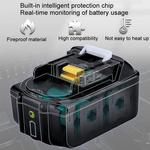 For Makita BL1830 / BL1850 18V Cordless Power Tool Accessories Lithium Battery Pack, 3000mAh, 4000mAh, 5000mAh, 6000mAh, 9000mAh - laboratorydeal