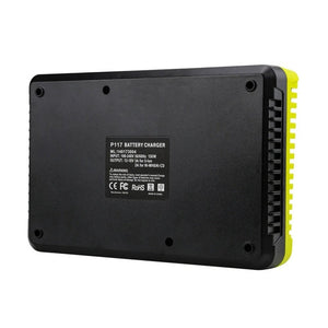 For RYOBI P108 / P117 12 - 18V Lithium Nickel Battery Dual Port Charger, EU, US, UK, AU - laboratorydeal