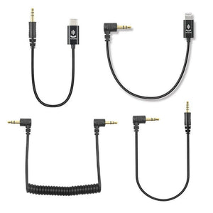For Rode Microphone YICHUANG Adapter Audio Cable, 3.5mm To 8 Pin, 3.5mm To Type - C, 3.5mm TRS to TRS, 3.5mm TRS to TRRS - laboratorydeal