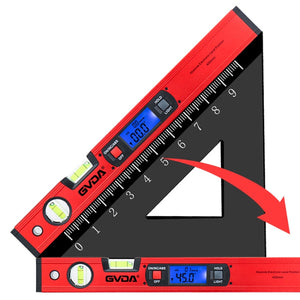 GVDA GD-H400M Digital Level 360 Measure Protractor Level Ruler laboratorydeal
