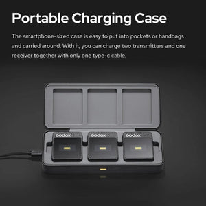 Godox MoveLink II M2 Wireless Lavalier Microphone System with 2 Transmitters and 1 Receiver for DSLR Cameras and Camcorders, MoveLink II M2 - laboratorydeal