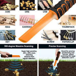 Goint IP68 Waterproof Convenience Metal Scanner High Sensitivity Underwater Metal Detector, IP68 (Orange), IP68 (Green) laboratorydeal