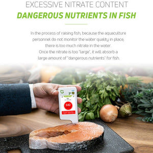 Greentest ECO6 Vegetable, Fruit, Meat Food Nitrate Water Quality Nuclear Radiation Environmental Detector, EU Plug, ECO6 White, ECO6 Black