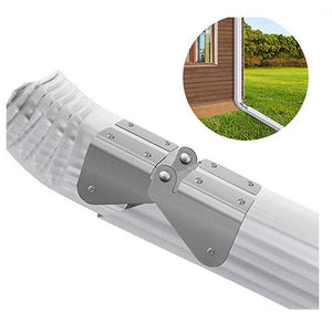 Gutter Extension Hinge Downspout Extension Flip - Up Hinge For Rectangle Or Square Downspout, 2pcs, 4pcs - laboratorydeal