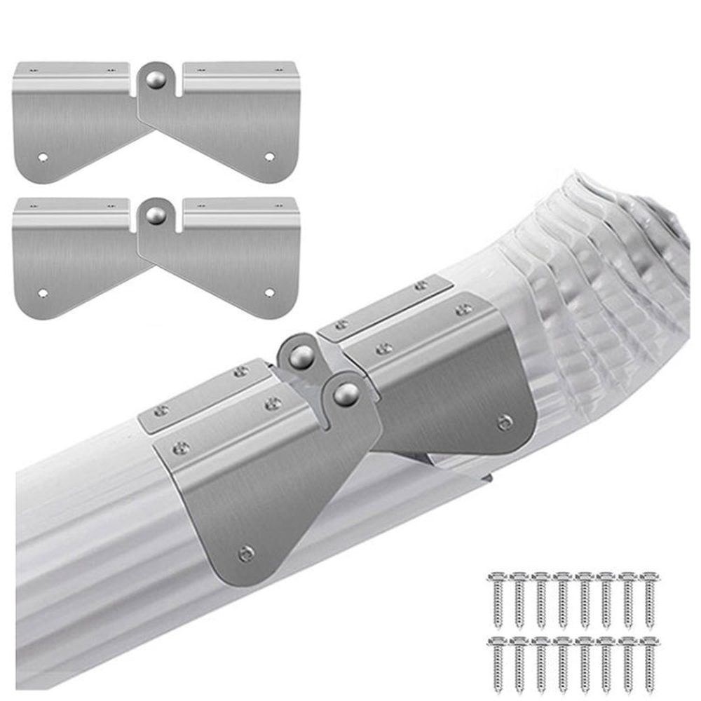 Gutter Extension Hinge Downspout Extension Flip - Up Hinge For Rectangle Or Square Downspout, 2pcs, 4pcs - laboratorydeal