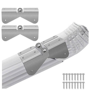 Gutter Extension Hinge Downspout Extension Flip - Up Hinge For Rectangle Or Square Downspout, 2pcs, 4pcs - laboratorydeal