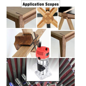 H - 6 Woodworking Electric Trimming And Slotting Engraving Machine, AU Plug, EU Plug, UK Plug - laboratorydeal