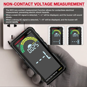 HABOTEST Automatic Range Digital Display Ultra-Clear Intelligent Current Multimeter