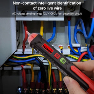 HABOTEST HT100P Non Contact 3 Phase Rotation Indicator AC LCD Display Detector Pen Tester, HT100P