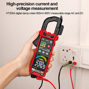 HABOTEST HT205A Multifunctional Intelligent Burn-proof Clamp Multimeter, HT205A