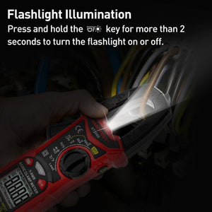 HABOTEST HT206B Auto-ranging High Precision Digital Clamp Multimeter, HT206B