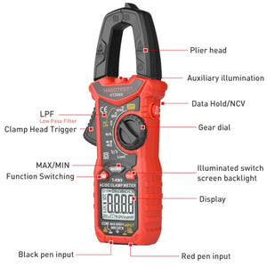 HABOTEST HT206D Clamp Type High Precision Digital Multimeter, HT206D