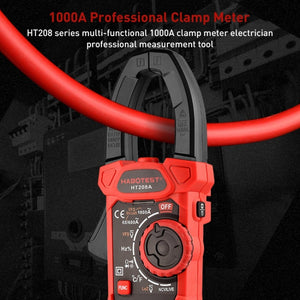 HABOTEST HT208A 1000A Clamp Multi-Function Anti-burning Digital Multimeter, HT208A
