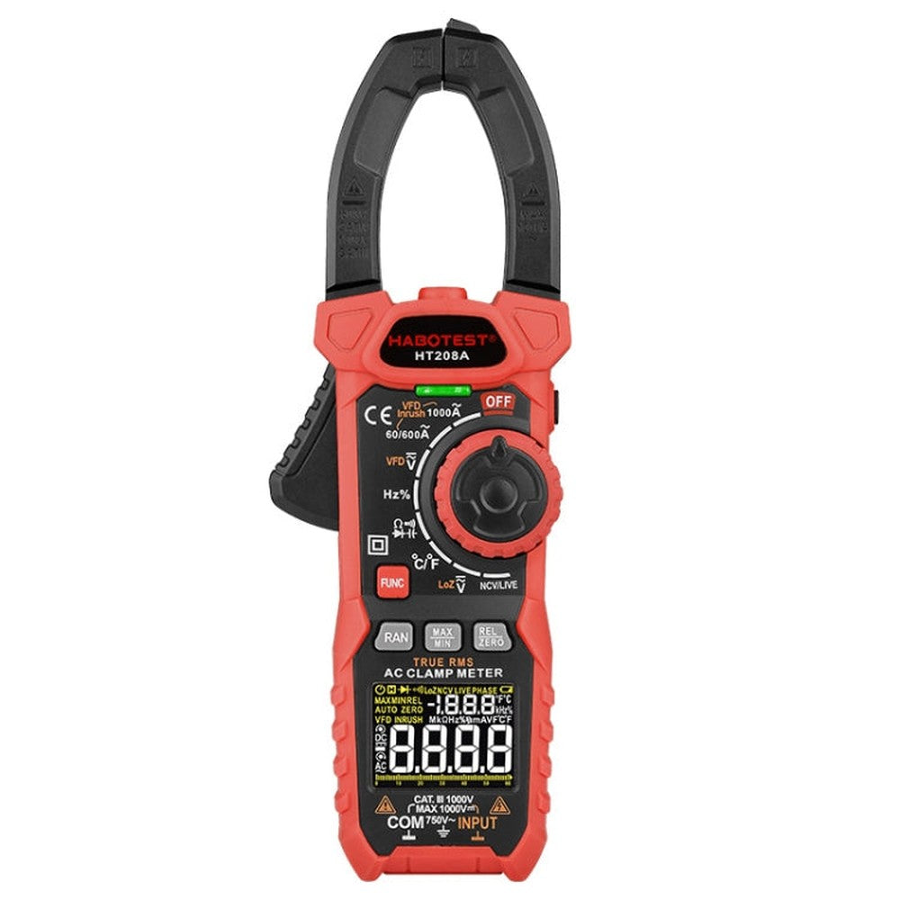 HABOTEST HT208A 1000A Clamp Multi-Function Anti-burning Digital Multimeter, HT208A