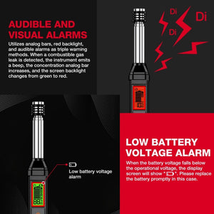 HABOTEST HT56 Pro Combustible Gas Detector Liquefied Petroleum Gas Natural Gas Alarm, HT56 Pro