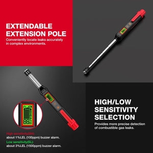 HABOTEST HT56 Pro Combustible Gas Detector Liquefied Petroleum Gas Natural Gas Alarm, HT56 Pro