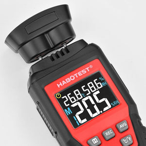 HABOTEST HT632 Portable Multifunctional Digital Display Wood Moisture Detector, HT632