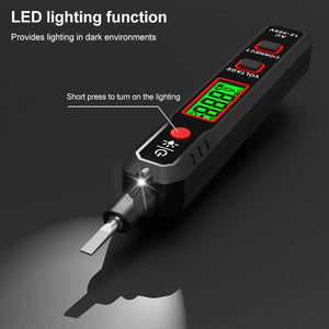 HABOTEST HT89 Contact Type High-sensitivity LCD Digital Display Sound and Light Alarm Test Pen, HT89