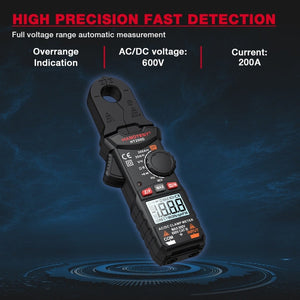 HABOTEST Mini Clamp Multimeter Portable Digital Ammeter