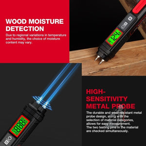 HABOTEST Wood Moisture Content Rapid Tester