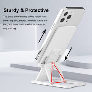 HAWEEL Adjustable Lifting Folding Portable Live Broadcast Desktop Plastic Holder, Plastic - laboratorydeal