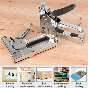 Nail Gun U Type / T Type / Door Type Nail Universal Nailer, With Handle Case, With Handle Case & 1000 PCS Nails laboratorydeal