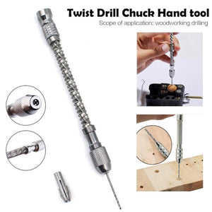 HIAIM Punch Semi - automatic Twist Drill Hand Drill Set, Hand Drills +0.3 - 1.6 Bits 20 PCS - laboratorydeal