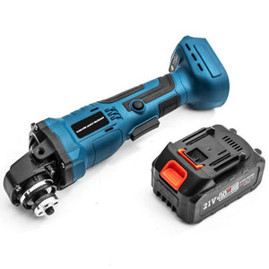 HILDA 21V Brushless Angle Grinder Lithium Cutting Machine, 1 Battery+1 Charger US Plug, 2 Battery+1 Charger US Plug, 1 Battery+1 Charger EU Plug, 2 Battery +1 Charger EU Plug - laboratorydeal