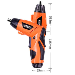 HILDA 47pcs /Set Multi - Function Li - Ion Screwdriver Mini Screwdriver, 47pcs /Set Black, 47pcs /Set White, 47pcs /Set Orange - laboratorydeal