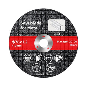 HILDA Grinding Tools Li - Ion Angle Grinder Accessories, Saw Blade, Grinding Disc, Dry Cutting Blade - laboratorydeal