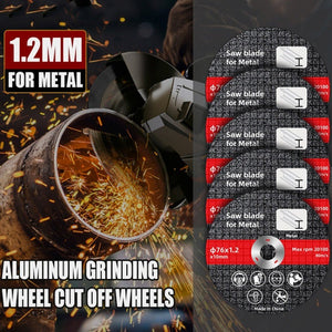 HILDA Grinding Tools Li - Ion Angle Grinder Accessories, Saw Blade, Grinding Disc, Dry Cutting Blade - laboratorydeal
